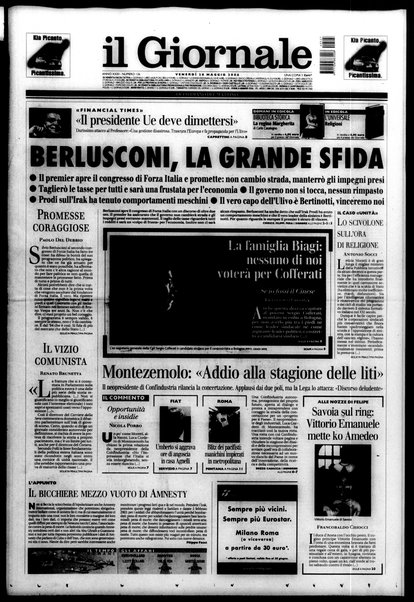 Il giornale : quotidiano del mattino